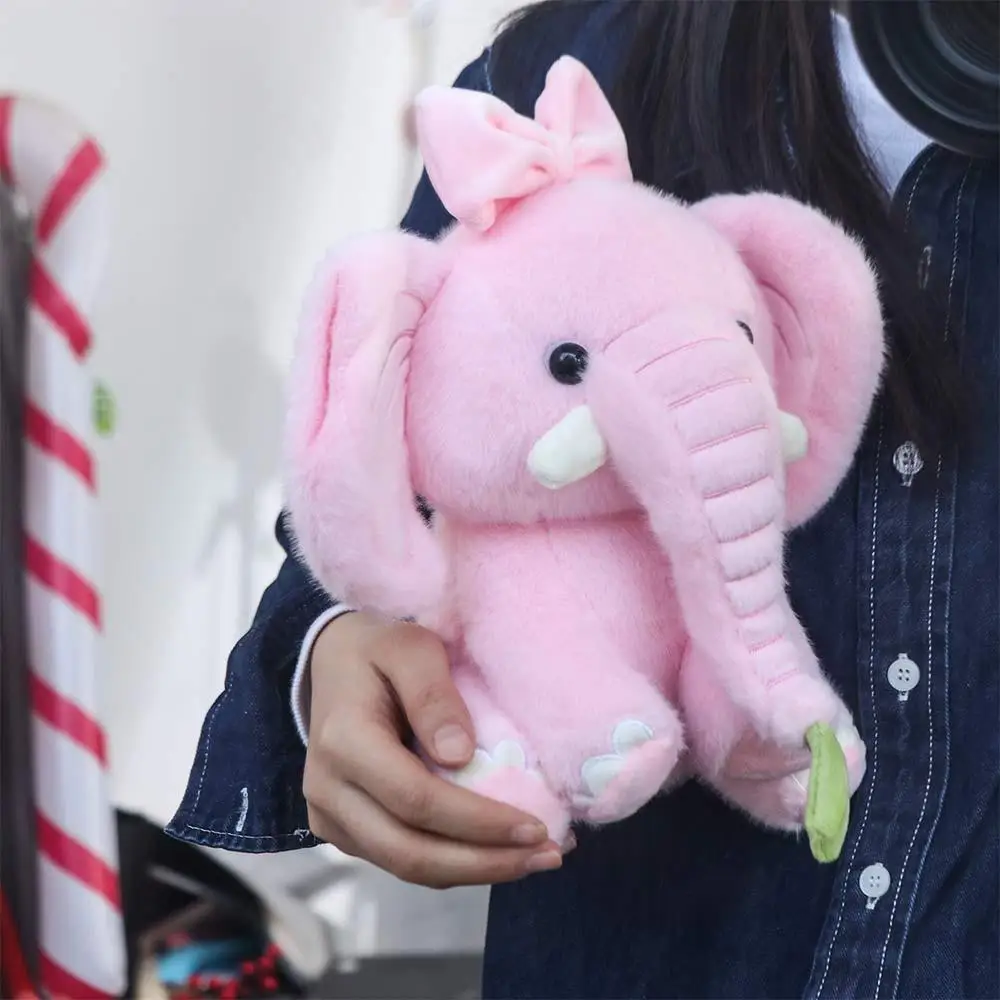 Para niños Linda corona elefante creativo relleno dibujos animados elefante Plushie dibujos animados Kawaii Animal relleno niños y niñas