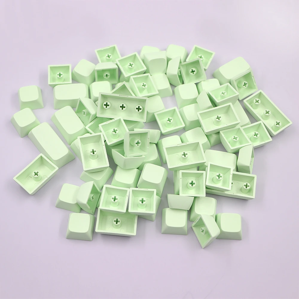 GMK-KEY XDA Profile Ergodox keycaps pbt blank keycap For ergodox MX Switches Mechanical gaming keyboard light green Key cap