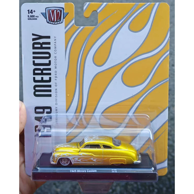 

M2, литье под давлением, масштаб 1:64, 1987, Mercury, изготовленная на заказ модель автомобиля из сплава, коллекция игрушек-дисплеев