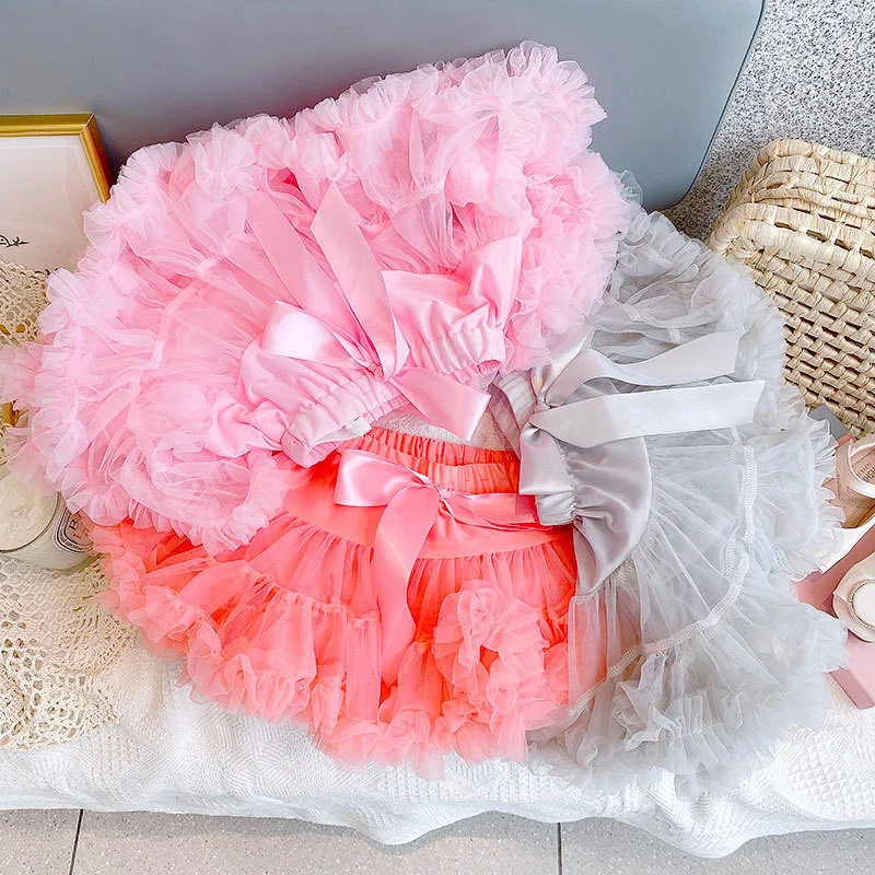 

Girl Dress Ballet Kids Tutu Skirts Cotton 2022 Ribbon Spring Autumn Ballerina Party Evening Gown Beach Dance Costume Children Cl