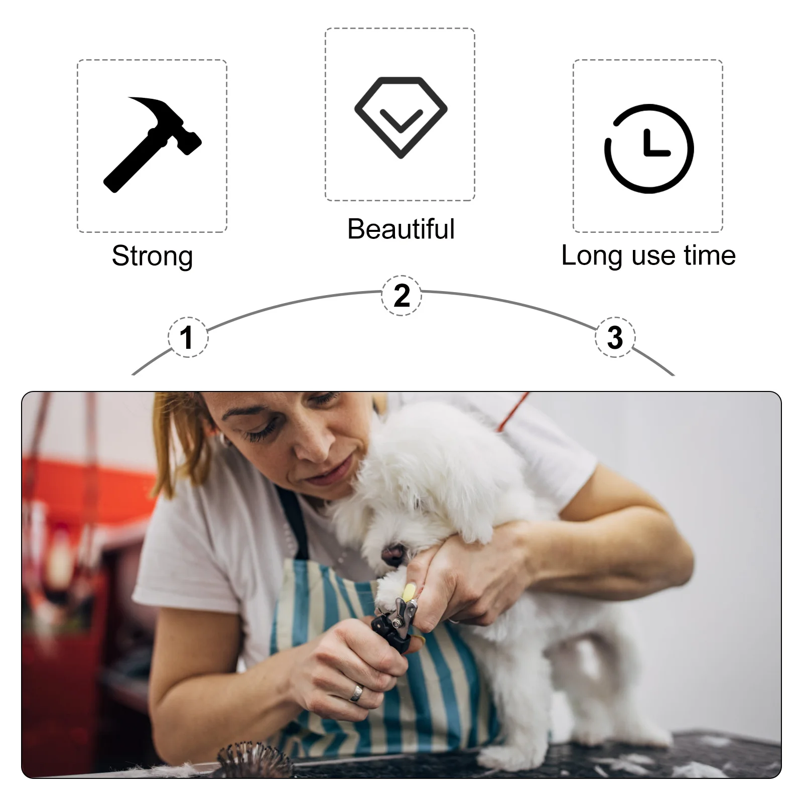 

Pet Nail Scissors Chat Cats Small Trimmer Grooming Tool Pets Claw File Clippers