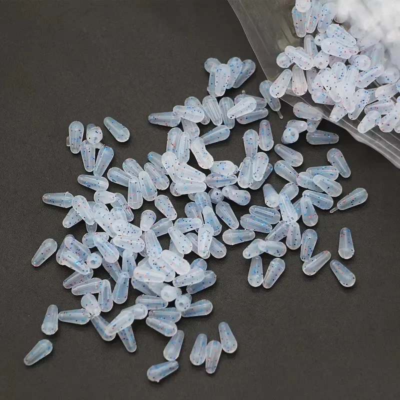 100 Stück/Set Silikon Anti-Wickel-Gummi-Stopper für Karpfen- und Fliegenfischen, ovale Angelstopper, Angelzubehör – Detail 5