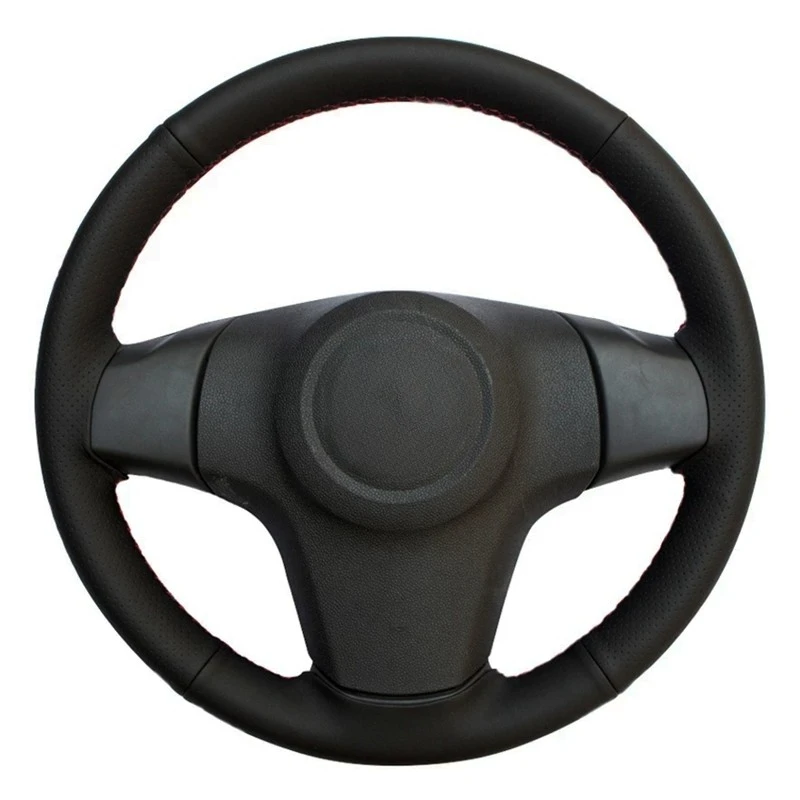 Car Steering Wheel Cover Anti-Slip Artificial Leather For Opel Corsa (D) Vauxhall Corsa (D) Chevrolet Niva 2006-2017 (3-Spoke)