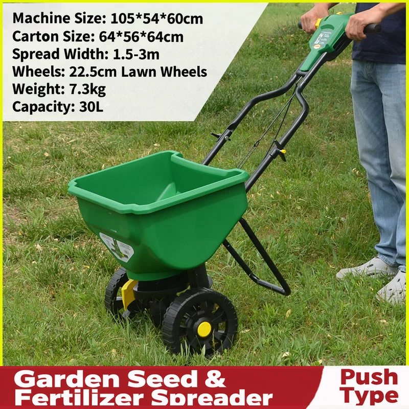Fertilizer Spreader Walk Behind Broadcast - آلة بذر ونشر الأسمدة للحدائق سعة