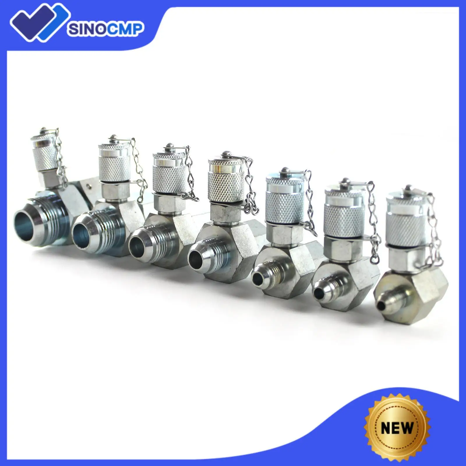 

7X JIC-37° Type Hydraulic Swivel Run Tees for Excavator UNF 1-5/16 1-1/16 7/8 3/4 9/16 1/2 7/16 Series Test Coupling Point