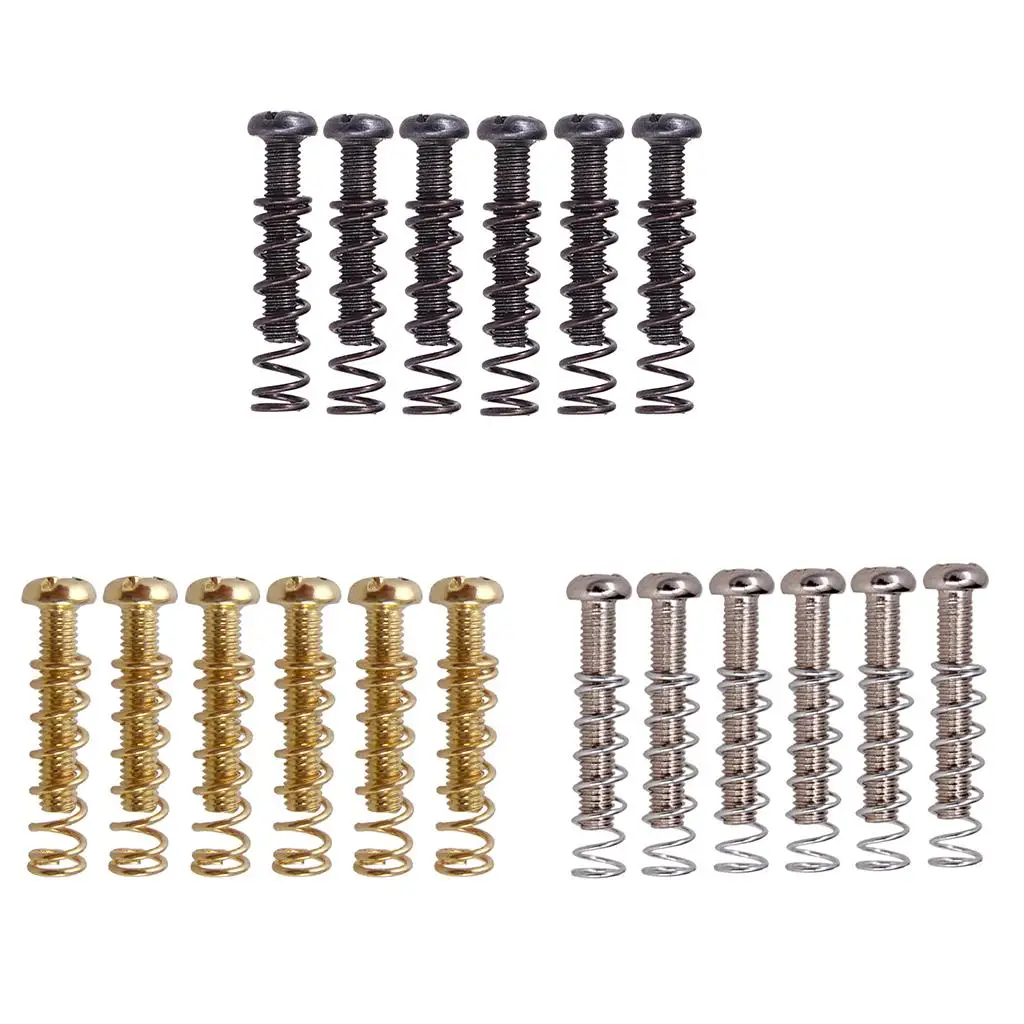 1 Pack Tailpiece Tailpiece Tailpiece 6pcs Screws + 6pcs Springs Luthier Tools