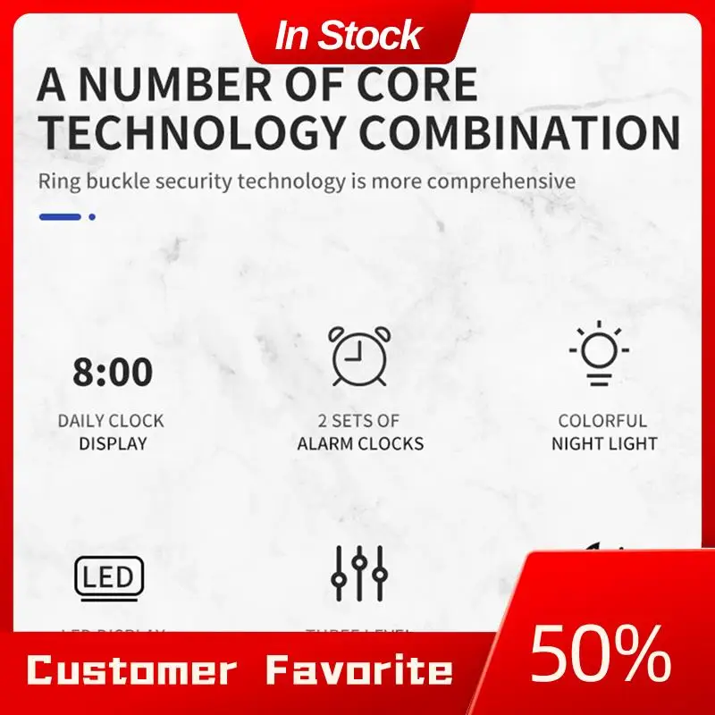 Top Sale LED Digital Clock RGB Display Alarm Clock With Ambient Lighting Night Lamp Electronic LED Time Display Desktop Clock Du