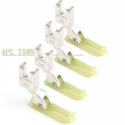 4Pcs T58N Sewing Machine Presser Feet Home Sew Quilting Walking Foot Even Feed Low Shank Equipment Accessorie