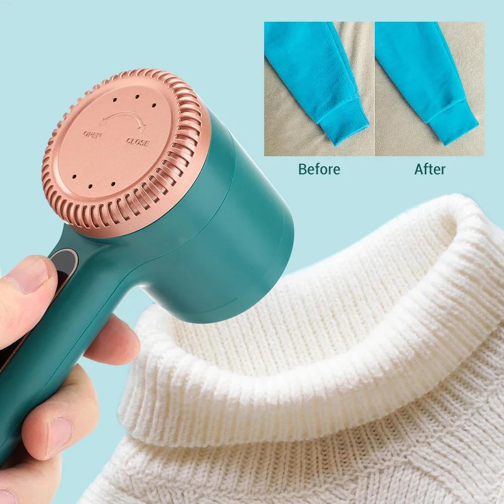 Electric Lint Remover Shaver Sweater Depilators Couch Fabric Pill Stainless Steel Blades Shaver for Sweater Couch Clothes Carpet