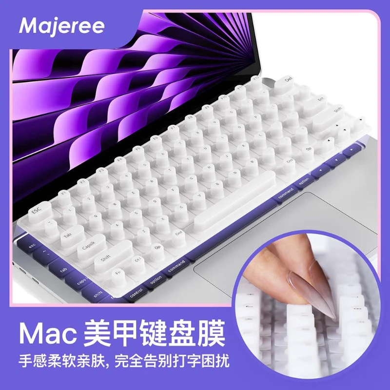 

Majeree typing manicure keyboard film, apple notebook keyboard film macbook 3d stickers