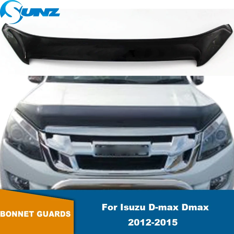 

Front Hoop Scoop Cover For Isuzu D-max Dmax 2012 2013 2014 2015 Bug Shield Hood Guard Bonnet Guards Protector Car Accessories