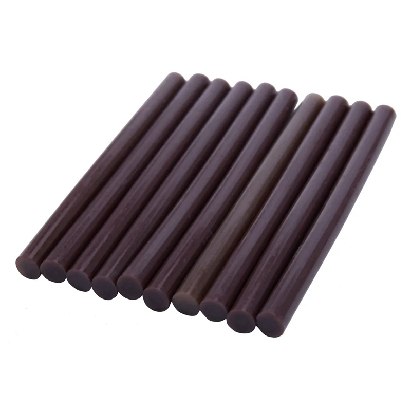 60Pcs 100Mm X 7Mm Adhesive Hot Melt Glue Sticks For Hot Melt Glue Gun Brown