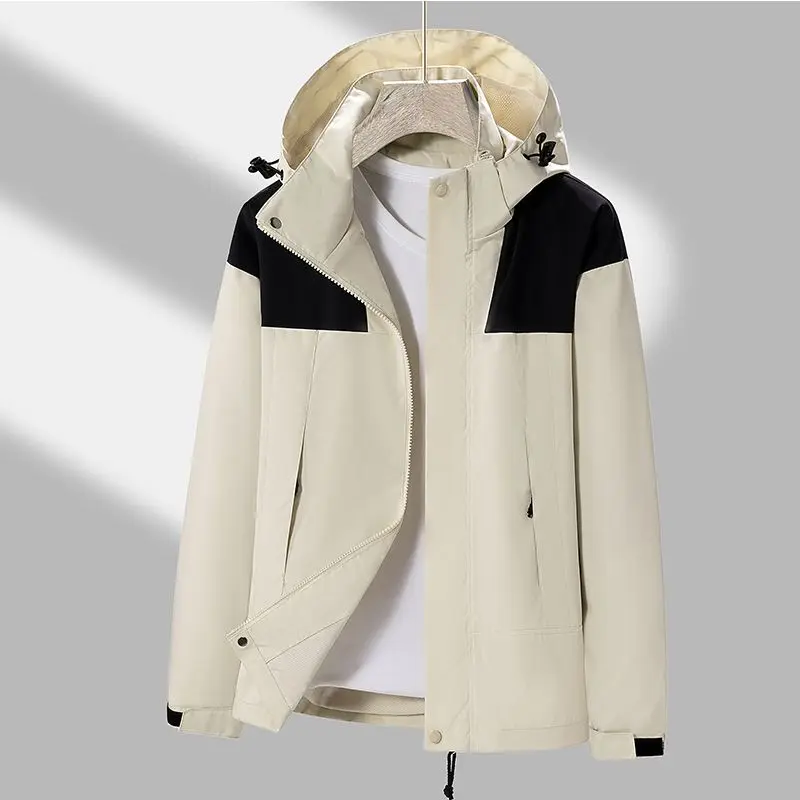 

Outdoor Casual Sports Jaet Men's Waterproof Windproof Fce Lined Hiking Fiing Climbing Suit Windbreaker Casual Coat