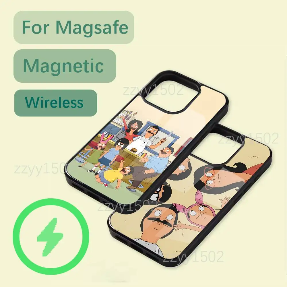 

B-Bobs Burgers Phone Case For iPhone 17,16,15,14,13,12,11,Pro,Max,Plus,Mini,SE4,E Magsafe Wireless Charging
