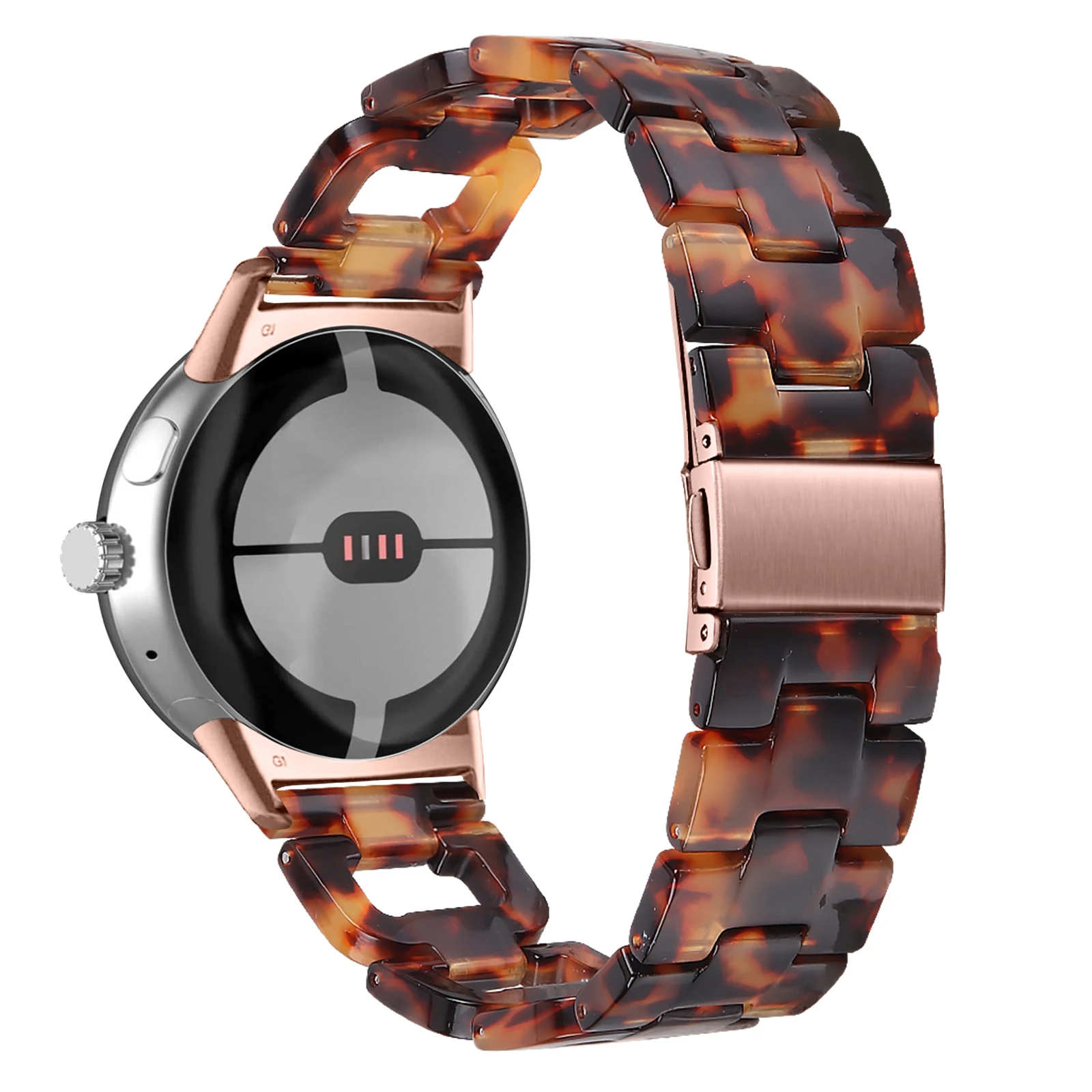 Resin Strap for Google Pixel Watch Band D-shaped Women Men Watchband Resin Bracelet accessories for pixel watch Straps image 3