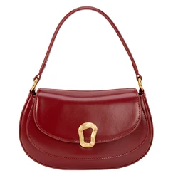 VENOF-Bolsos de cuero de vaca versátiles para mujer, bolso de hombro cruzado, de diseñador, para otoño e invierno, 2023