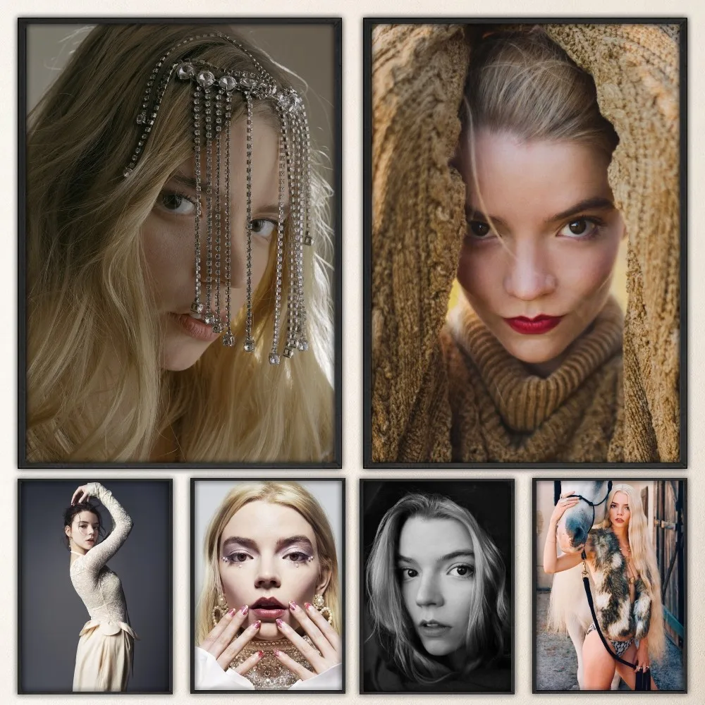 Anya Taylor Joy Poster Prints Poster Wall Painting Bedroom Living Room Wall Bar Restaurant Sticker Large