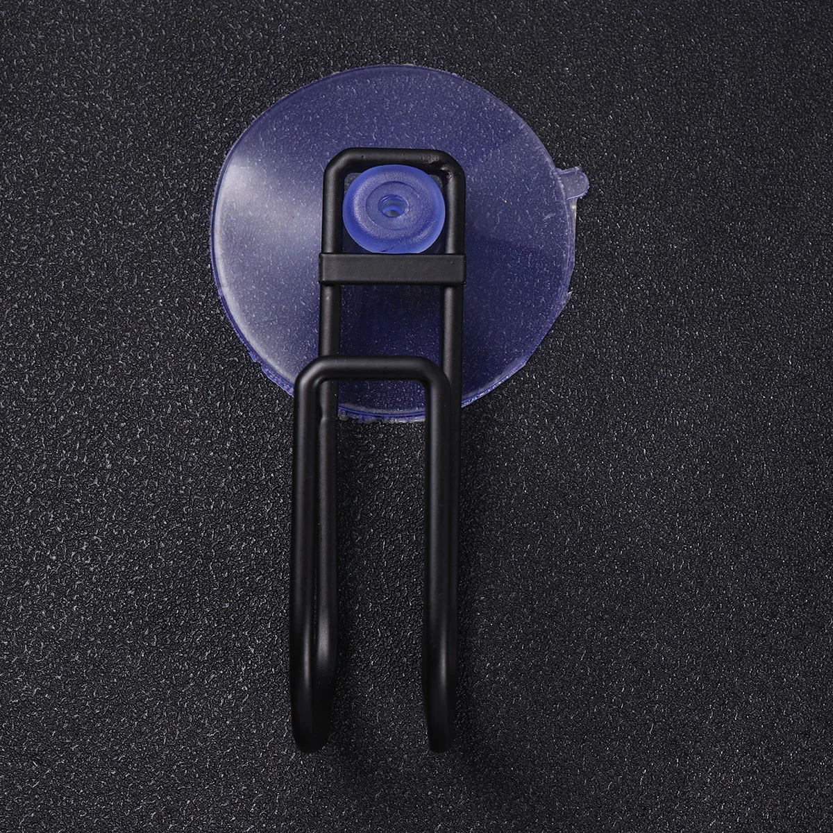 U-Shaped Stainless Steel Sponge Holder Suction Cup Black Rust Resistant Drain For Kitchen Sink Wall Mountable Space Saving