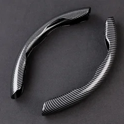Carbon Fiber Steering Wheel Cover For Audi A4 S4 B6 B7 B8 B9 Avant A3 8P 8Y 8V S3 A5 A6 S6 C6 C7 C8 Q3 Q5 Q7 A8 R8 TT MK2 8J