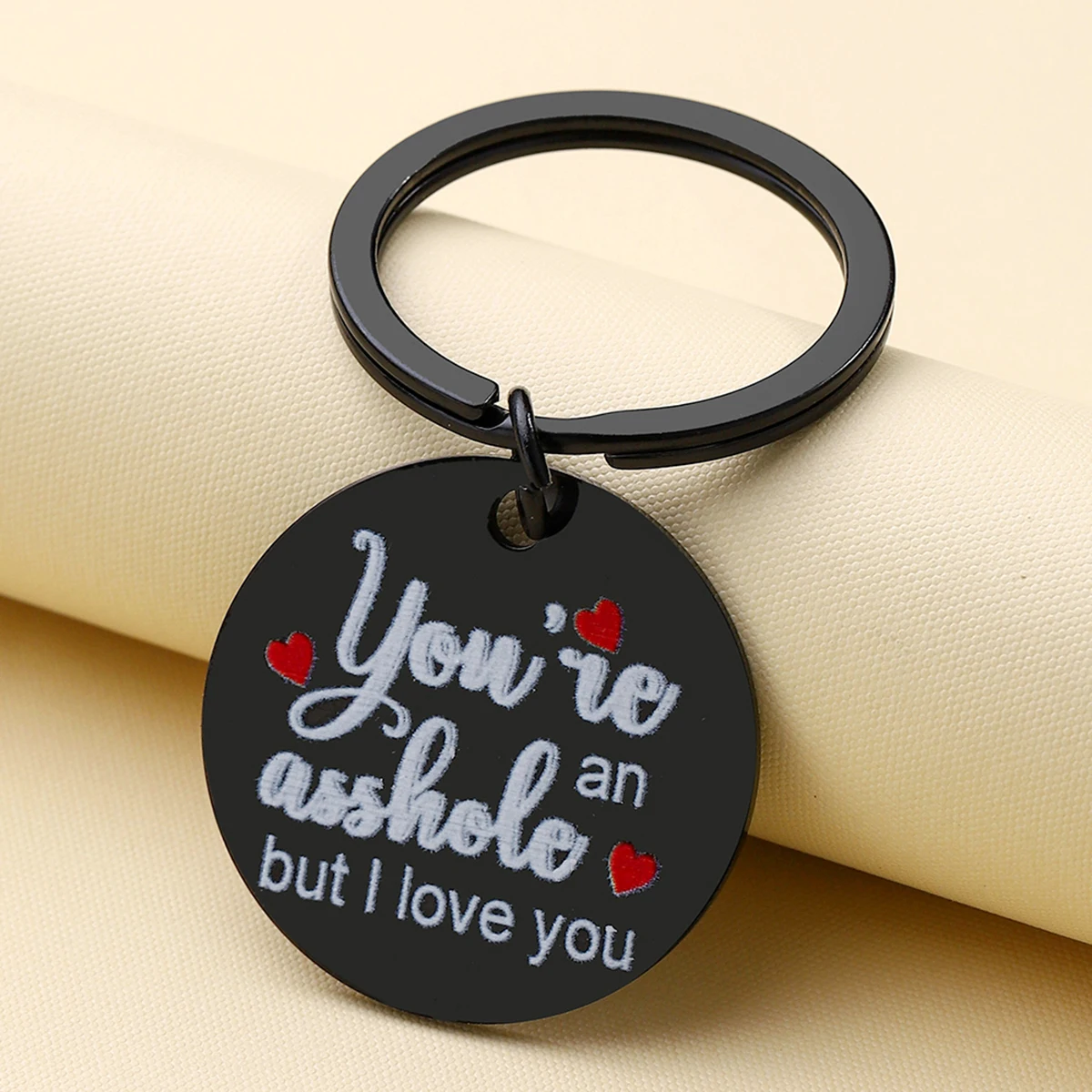 Fun prank gift for men, his prank gift for husband, boyfriend keychain anniversary commemorative prank gift for men