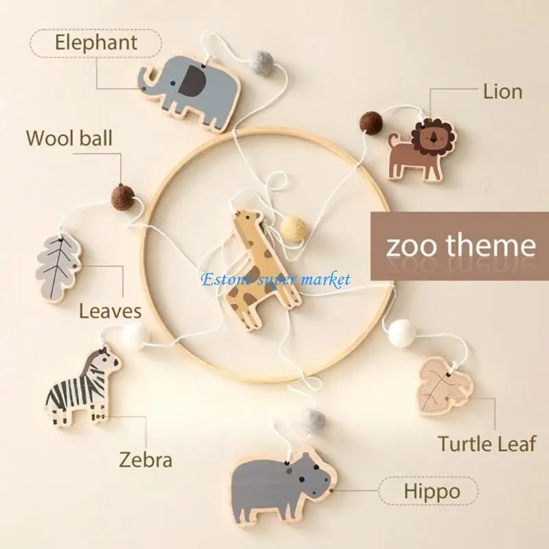 090B งานฝีมือการเคลื่อนไหวที่เงียบสงบตกแต่งห้องเด็ก Early Kids Education Sensory