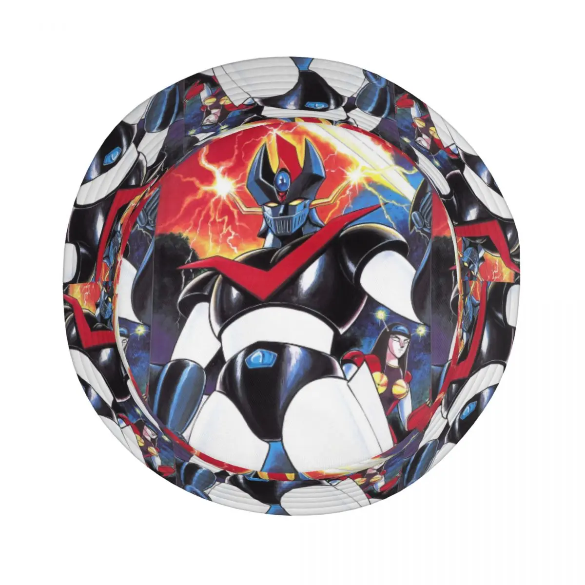 Sommerreise Kopf bedeckung Actarus Mazinger Z Merch Eimer Hut Unisex heiße Sonnen hüte UFO Roboter Bob Hut faltbare Fischer hüte im Freien