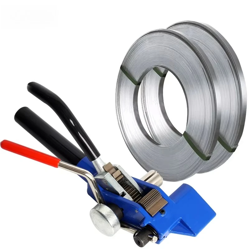 

Banding Strapping Tool with Strapping Tensioner Tool Steel Banding Tool Strapping Tensioner for Pallet Packaging