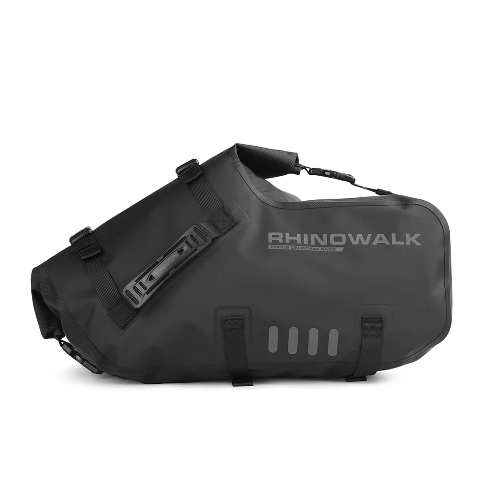 Motorcycle Bag Outdoor Dry Sack Bag Waterproof 28L 48L Shoulder Bag, Diving, Swimming, Hiking Driving Travel Tail Bag Waterproof image 6