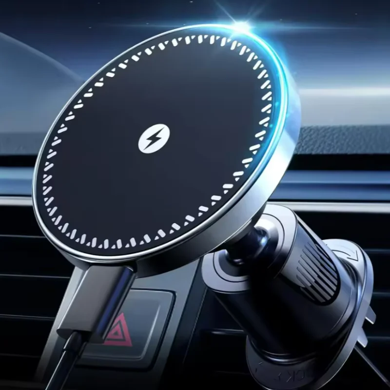 Wireless car magnetic phone stand ventilation port Car phone stand is suitable for iPhone 16, 15, 14, 13 Pro Max Plus 12 Samsung