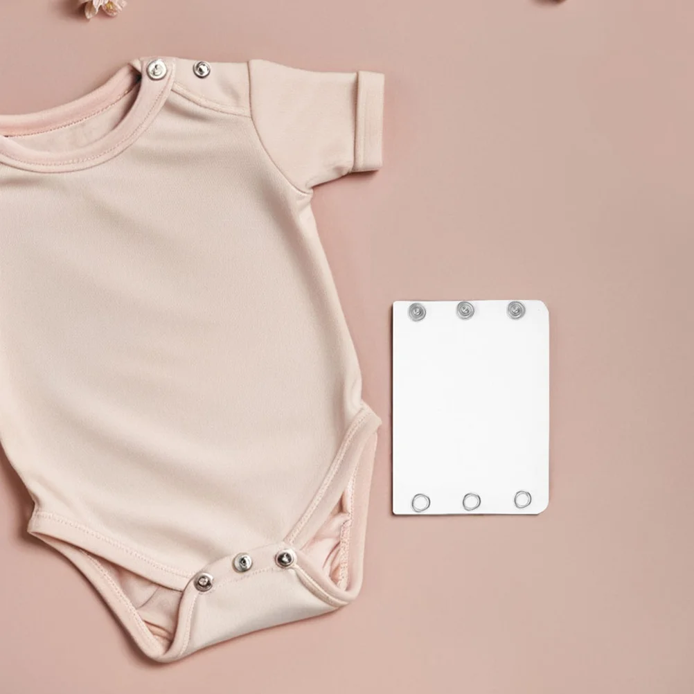 

7Pcs Baby Bodysuit Extender Double Layer Cotton Soft Adjustable Length Snap for Newborns Toddlers Comfortable Wear