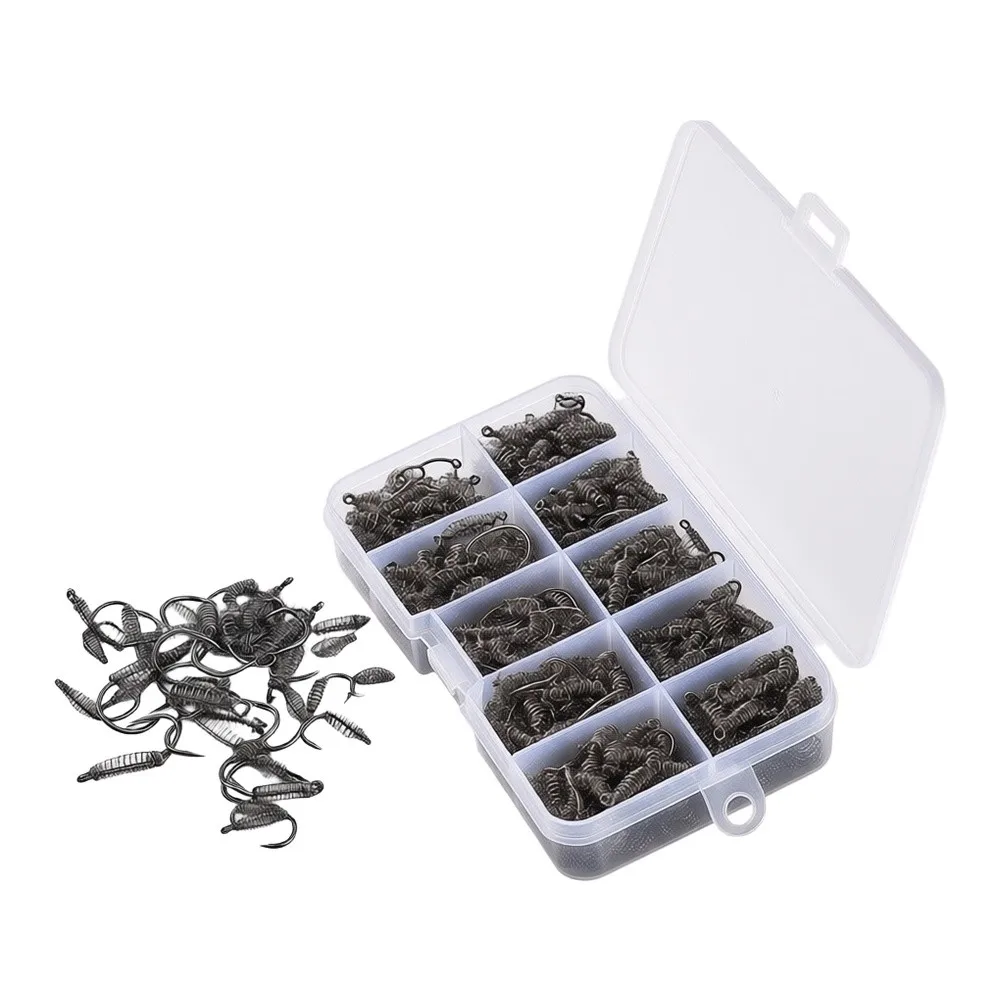 Fishing Hook Set Spring Bait Holder Hooks For Casting Fishing Quick Setup Design Strong Hold Capability For Various Fish Species