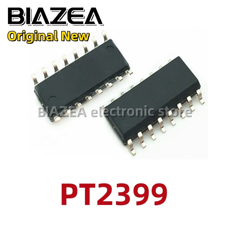 1 peça PT2399 SOP16 Reverberação áudio processamento IC