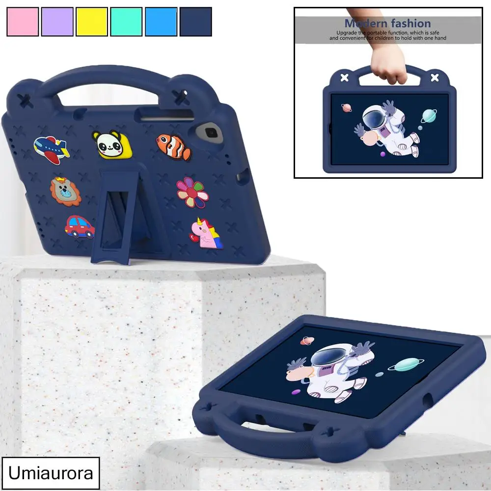 

Для Lenovo Tab M10 Plus 10,6 дюйма TB128FU 3-го поколения, 10,1 дюйма TB328FU, TB-X306F, TB-X606F, детский противоударный чехол для планшета из EVA с ручкой и подставкой
