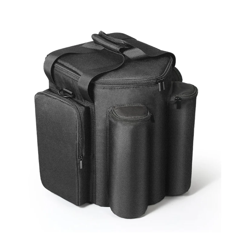 

Multipurpose Speakers Holder With Side Storage Pockets For Mic And Easy Carry Shoulder Strap For All Users Safety Bag