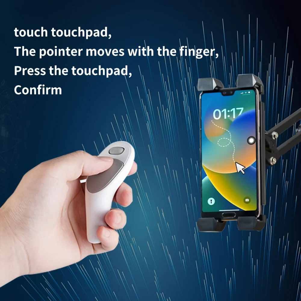 

Mini Phone Mouse, Lazy Person's Essential Tool, Short Video & Novel/Manga Page Turner, Wireless Remote Control Thumb Mouse