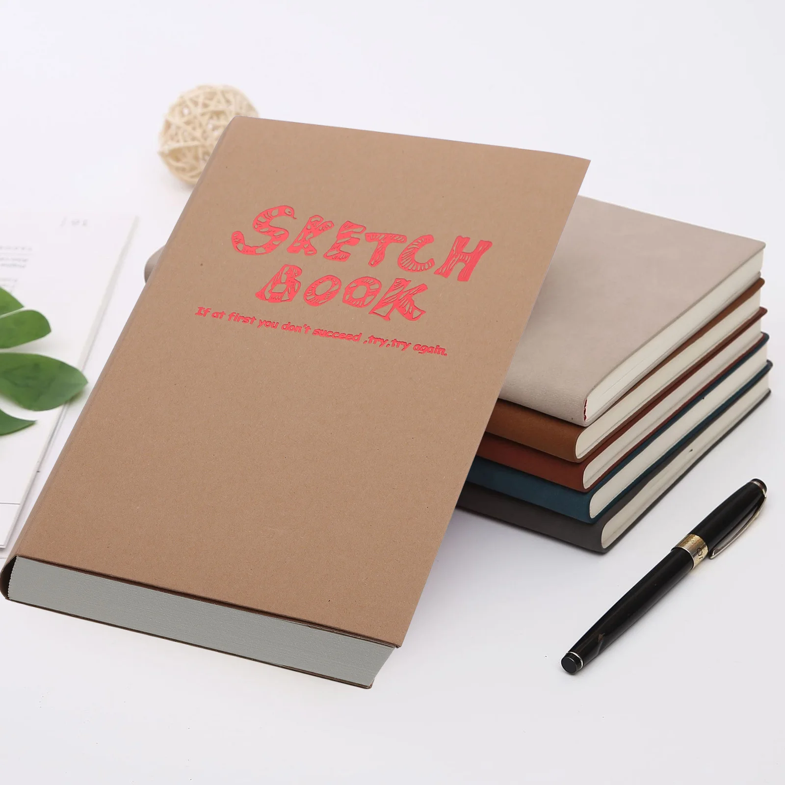 كتاب رسم فارغ 8.5X11 بوصة ورق سميك بدون حبر تنزف دائم ملزمة لوحة الرسم المحمولة لطلاب مجلة الرسم الفني