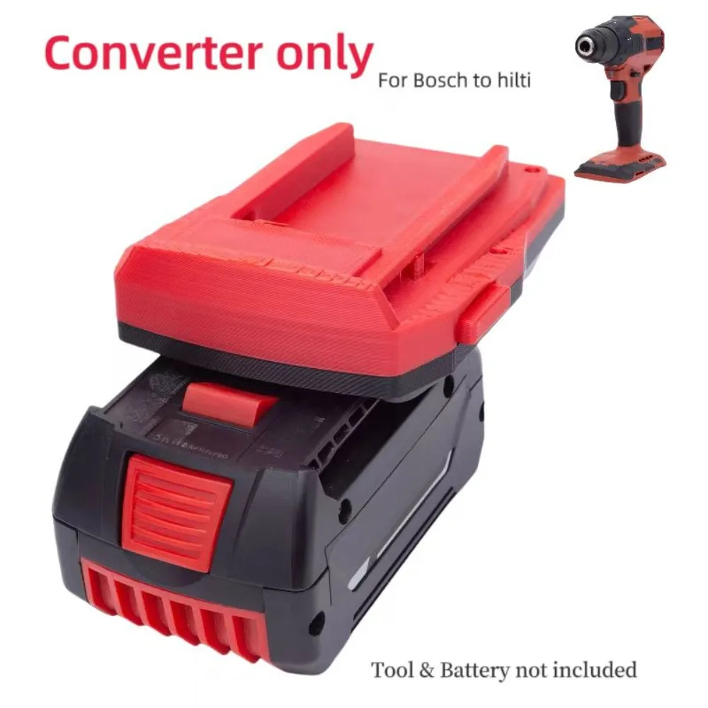 Konwerter baterii do konwertera litowo-jonowego Bosch 18 V na adapter narzędzi bezszczotkowych Hilti 22 V (bez akumulatora i narzędzi)