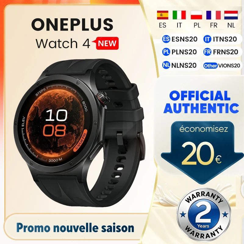OnePlus Watch 4 — schermo fluido e 11 giorni senza toccare il caricatore