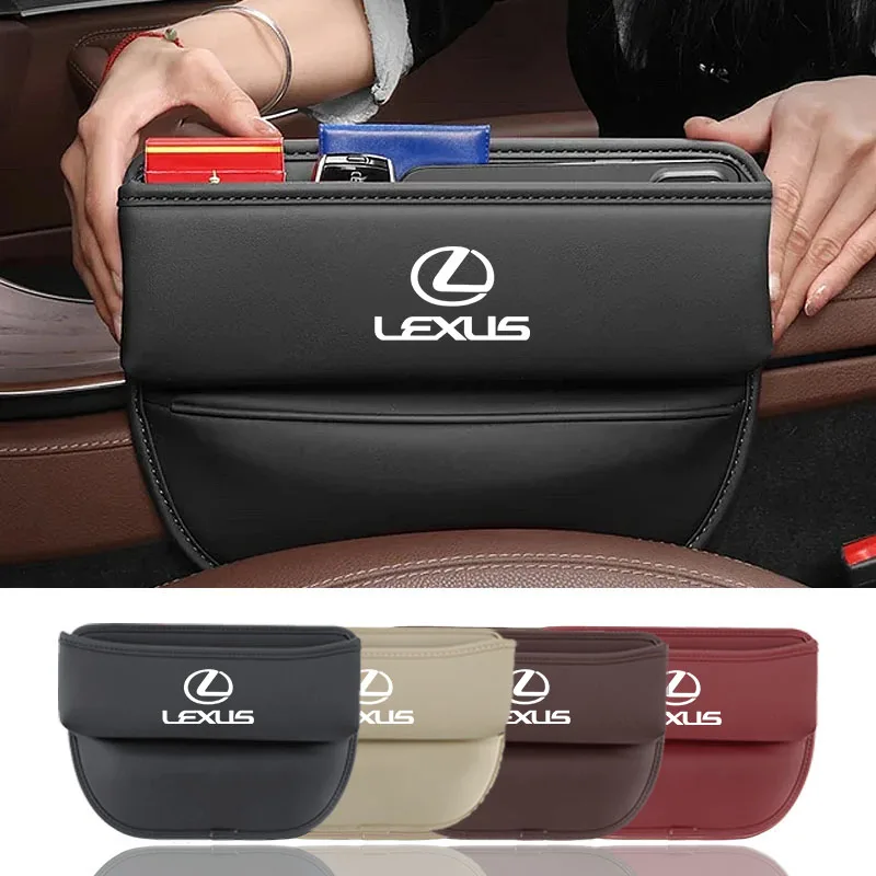 

Car Sticker Leather Car Seat Gap Organizer Box Leak-proof Storage Bag For Lexus RX300 IS200 IS250 ES350 Ct200h UX250h NX300h RX3