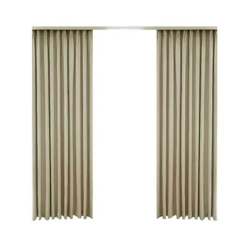 

French Light Curtains for Living Dining Room Bedroom Luxury Chenille Flame Retardant Wabi-sabi Style Modern Blackout White Tulle