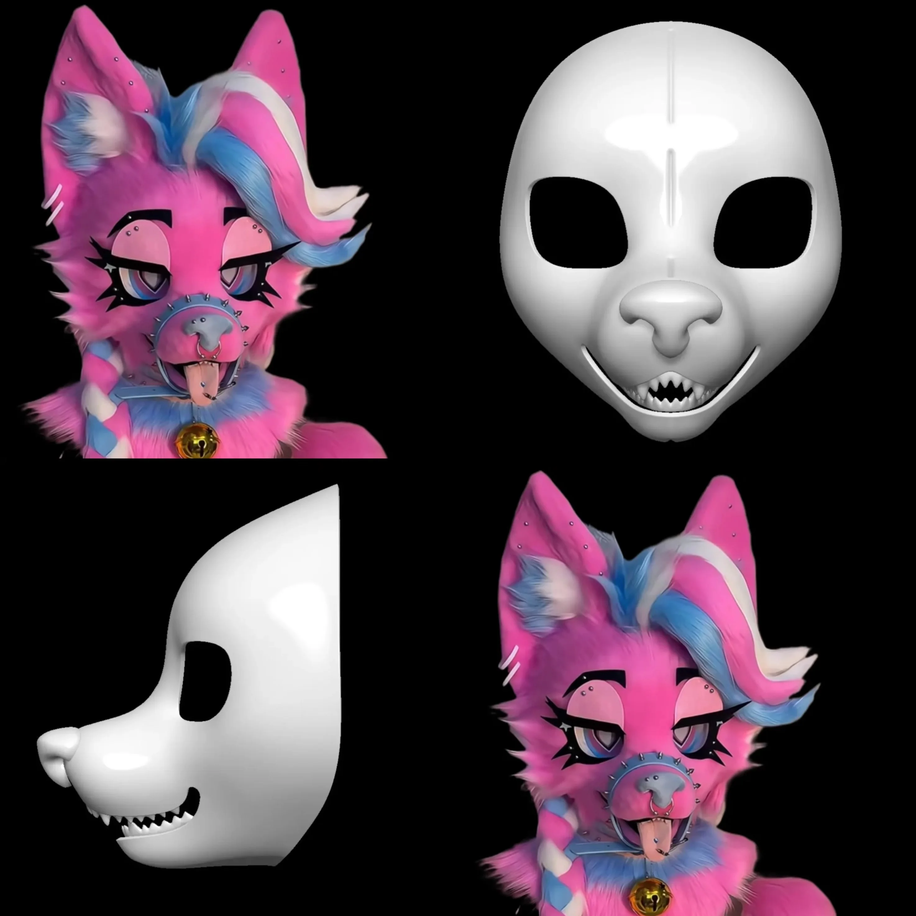 

Kigurumi Basic Mask Realistic Animal Skull Handsome Canine Animal Skull Animation Accessories