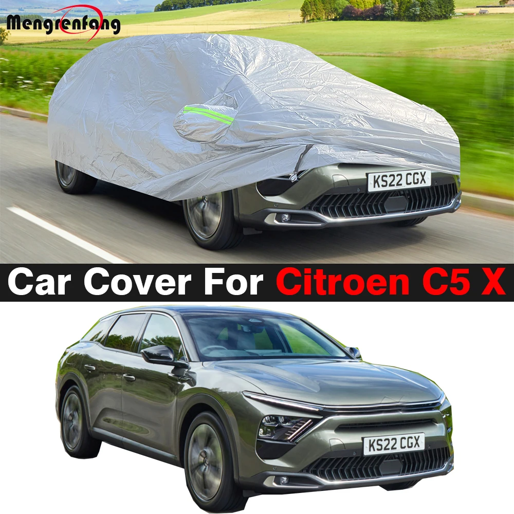 

Автомобильный чехол для Citroen C5 X 2020-2025, ветрозащитный, для дома, солнца, снега, дождя, пылезащитный чехол