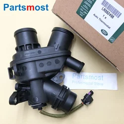 LR062498 LR107288 LR117568 3.0 Petrol Coolant Thermostat Housing w/ Sensor for Range Rover 13- RR Sport 14- New Discovery Velar