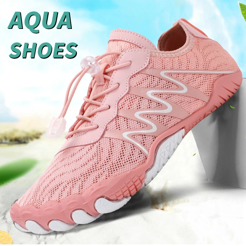 

Women's beach swimming shoes Men's summer breathable non-slip speed interference water shoes snorkeling surf sneakers