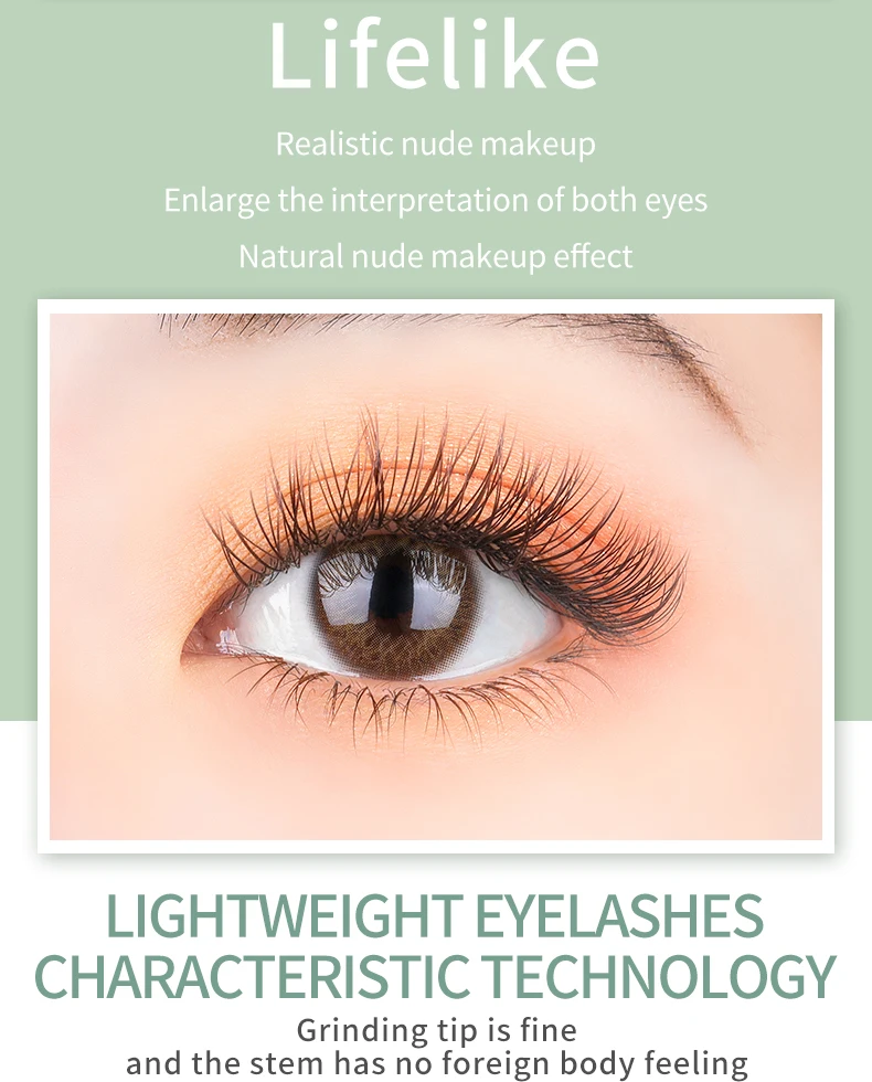 DINGSEN 10 Paar 3D Faux Mink Wimpern Natürliche Kunstwimpern Maßgeschneiderte Flauschige Weiche Voluminöse Wiederverwendbare Make-up Wimpern Bestseller – Detail 6