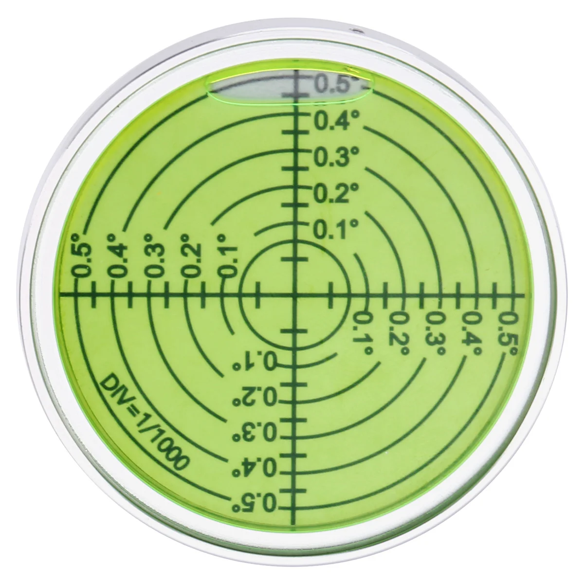 New Metal Universal Level 6010 Inner Engraved Line Level 3 '/2mm for Diy Household Level Bubble Measuring Tools