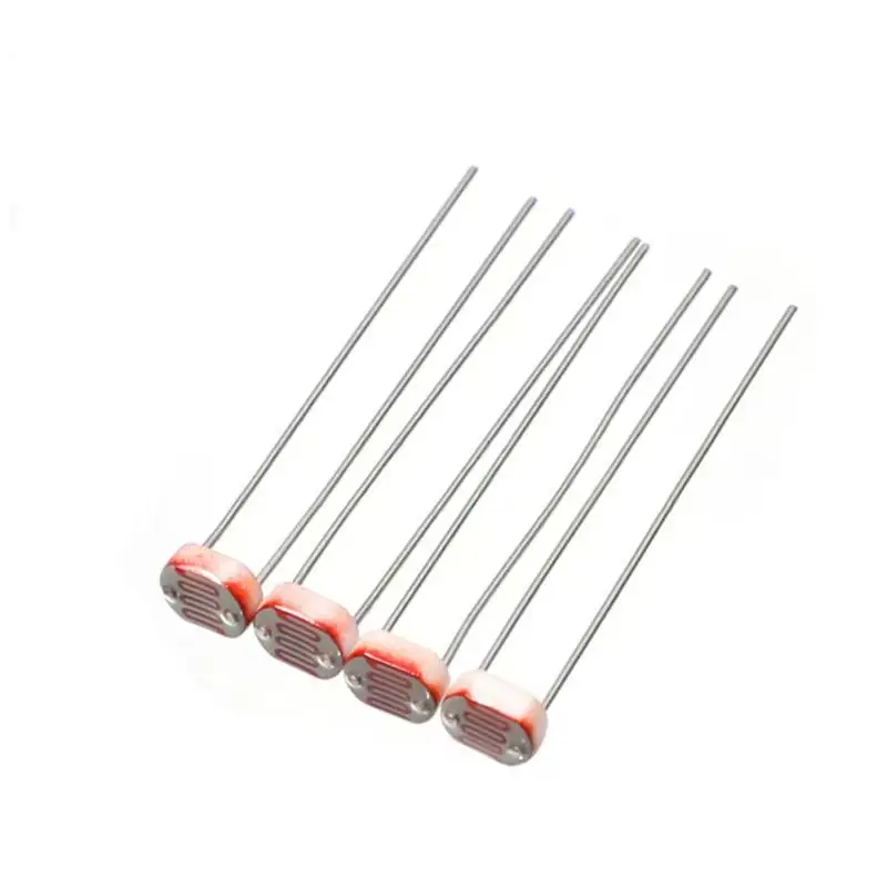 10PCS hotoresistor GL5516 Photoelectric Switch Element, 5MM Light Detection Switch, 5516 Sensor, CDS5516