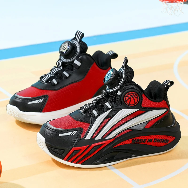 

Brand Kids Basketball Shoes Breathable Comforthable Children Sport Shoes Outdoor Boys Basketball Sneakers Tennis Trainers Shoes