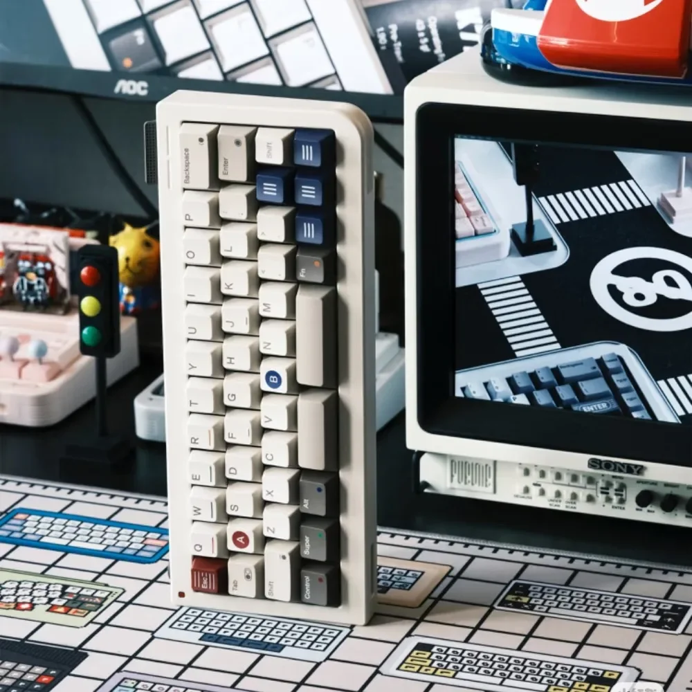 Retros-gb40ワイヤレスメカニカルキーボード,トライモードガスナー