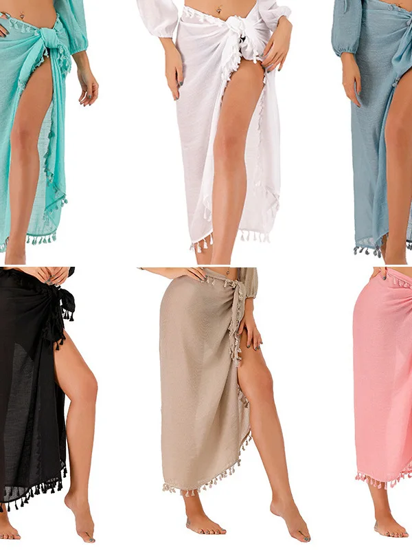 Jupe ample décontractée couleur Blo f pour femmes, couleur Pure, confortable, coupe ample, jupe décontractée, vêtements d'extérieur pour femmes